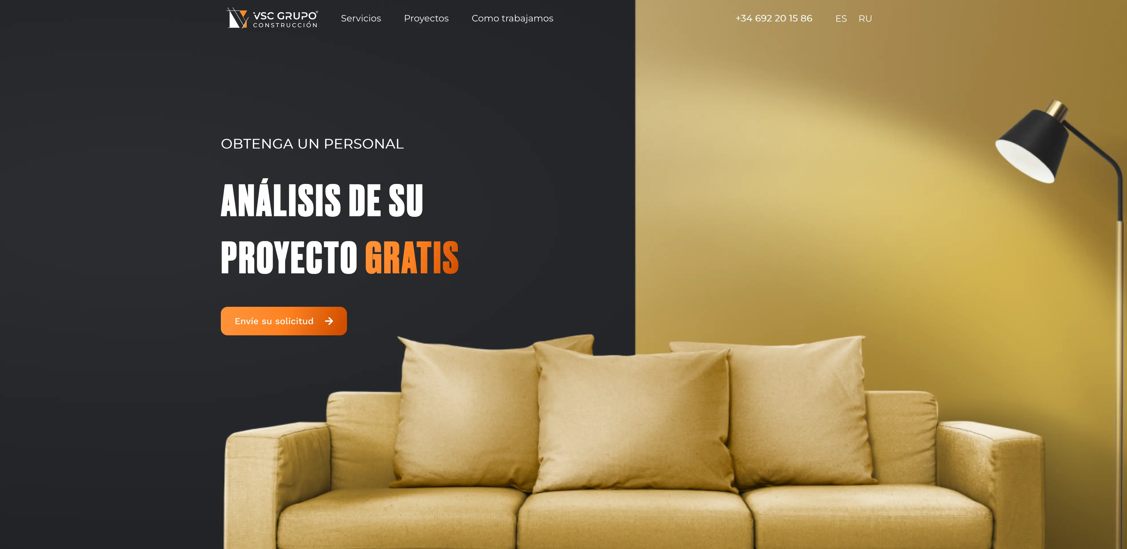 VSC Grupo construction website